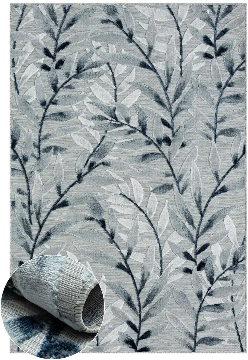 

Myflair Мебель и аксессуары Ковер "Olivia" Myflair Möbel & Accessoires 80х150 см, серый/синий