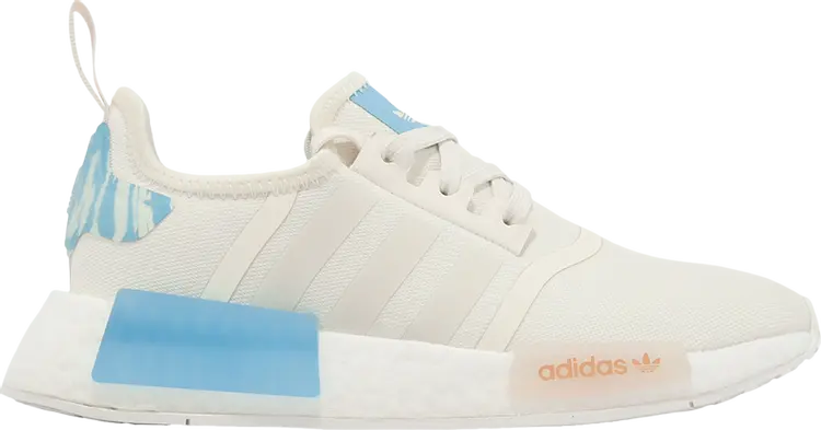 

Кроссовки Wmns NMD_R1 'Off White Preloved Blue', кремовый, Бежевый, Кроссовки Wmns NMD_R1 'Off White Preloved Blue', кремовый