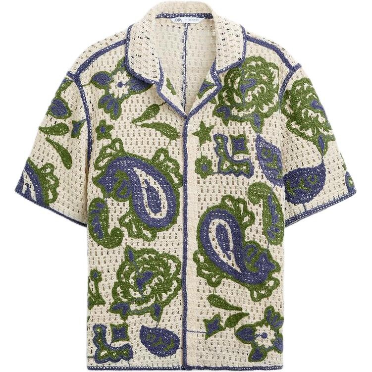 

Рубашка мужская многоцветная Zara, цвет Multicolor