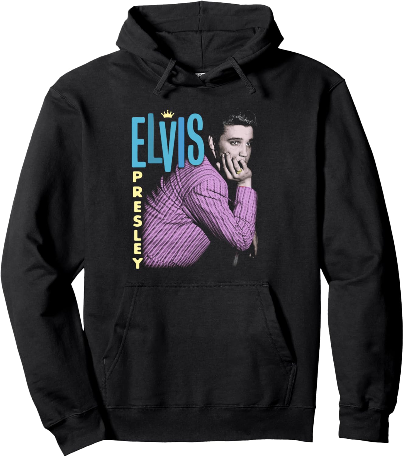 

Худи с ретро-портретом Элвиса Пресли, черное Elvis Presley, Черный, Худи с ретро-портретом Элвиса Пресли, черное Elvis Presley