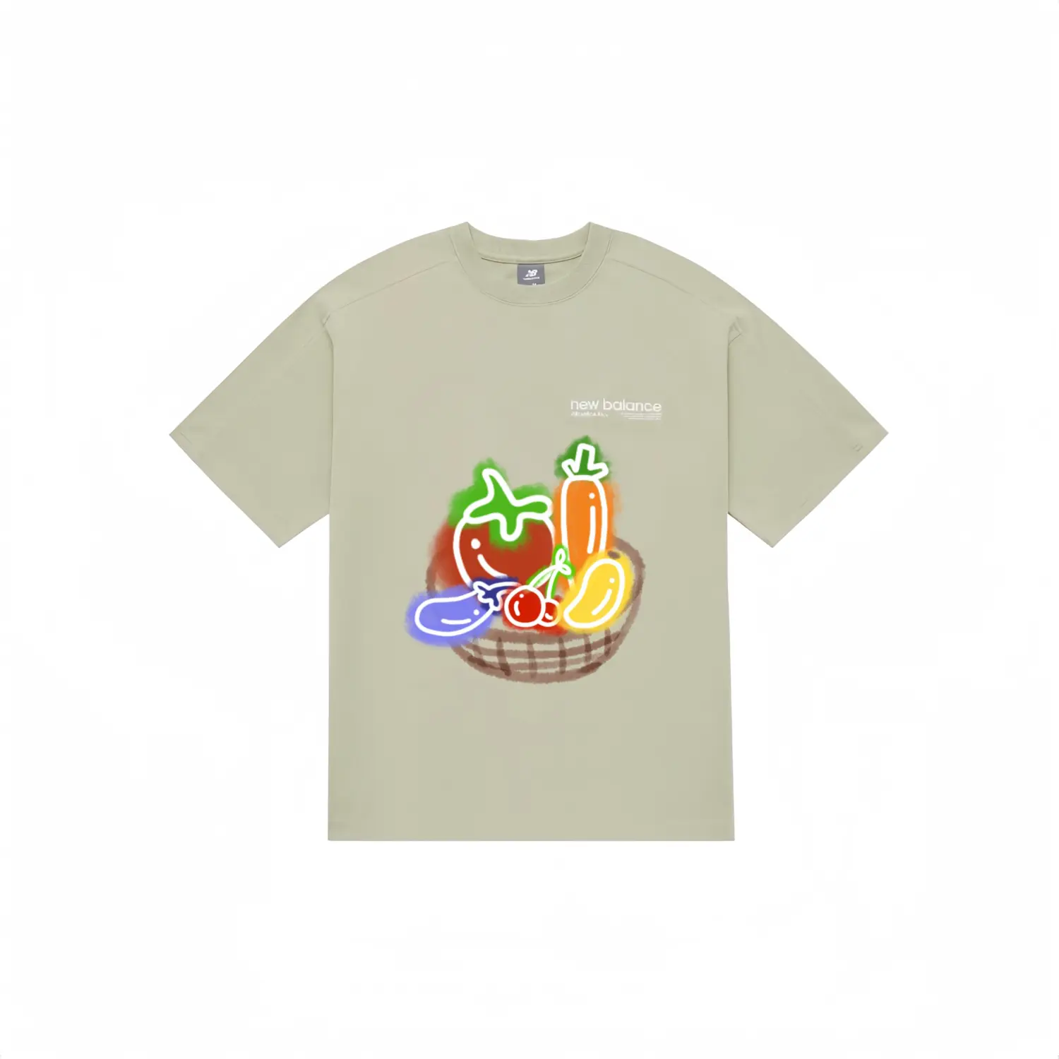 

Футболка унисекс цвета матча New Balance, цвет Matcha