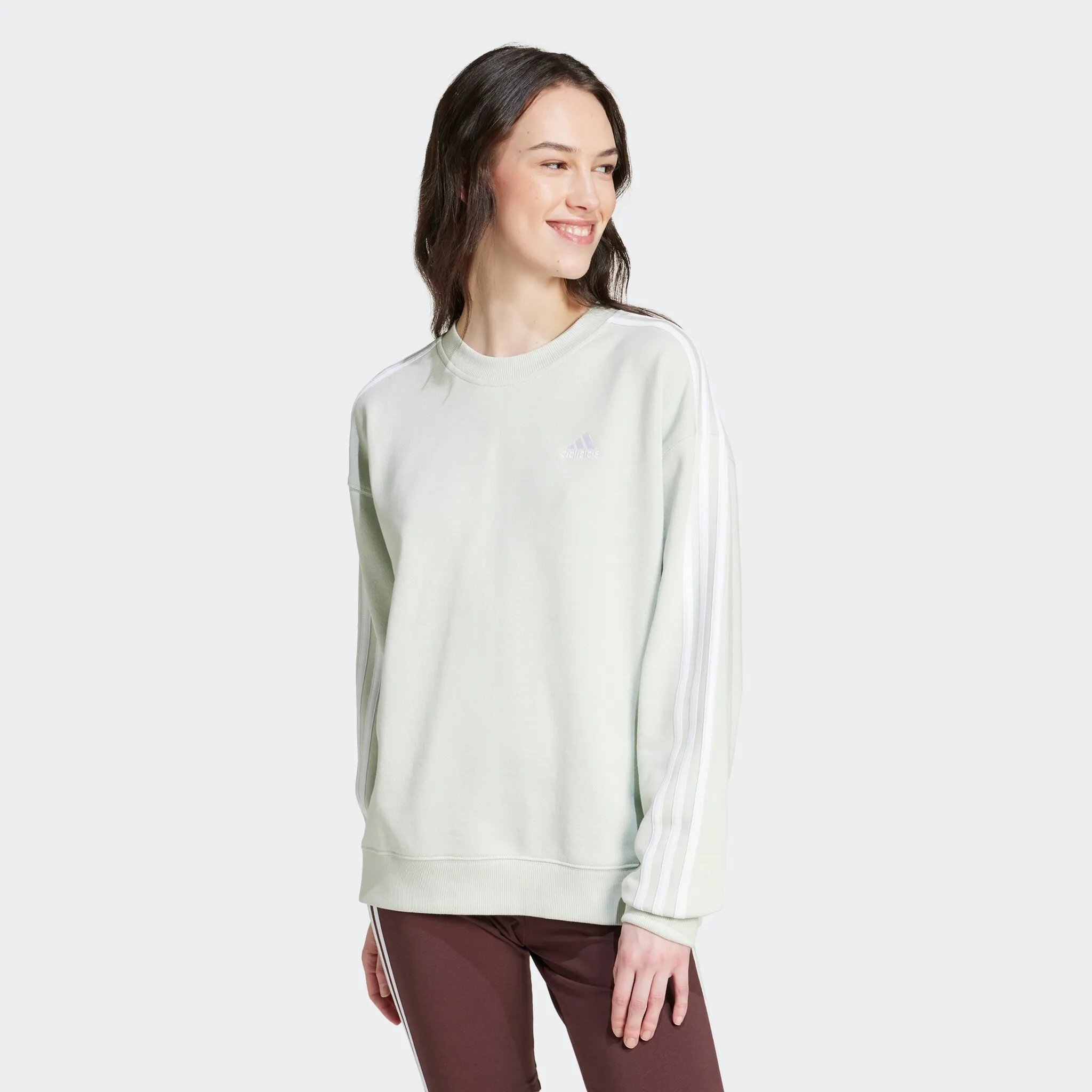 

Толстовка Adidas Sportswear "ESSENTIALS 3-STRIPES", зеленый
