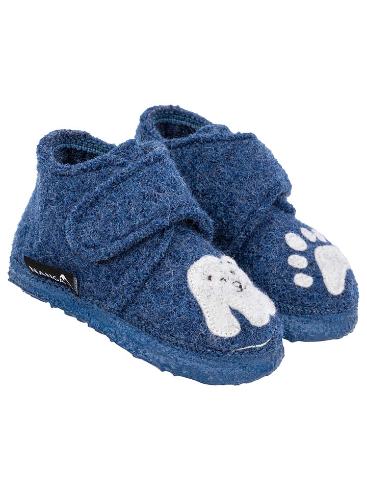 

NANGA Тапочки «Маленький полярный медвежонок» синего цвета