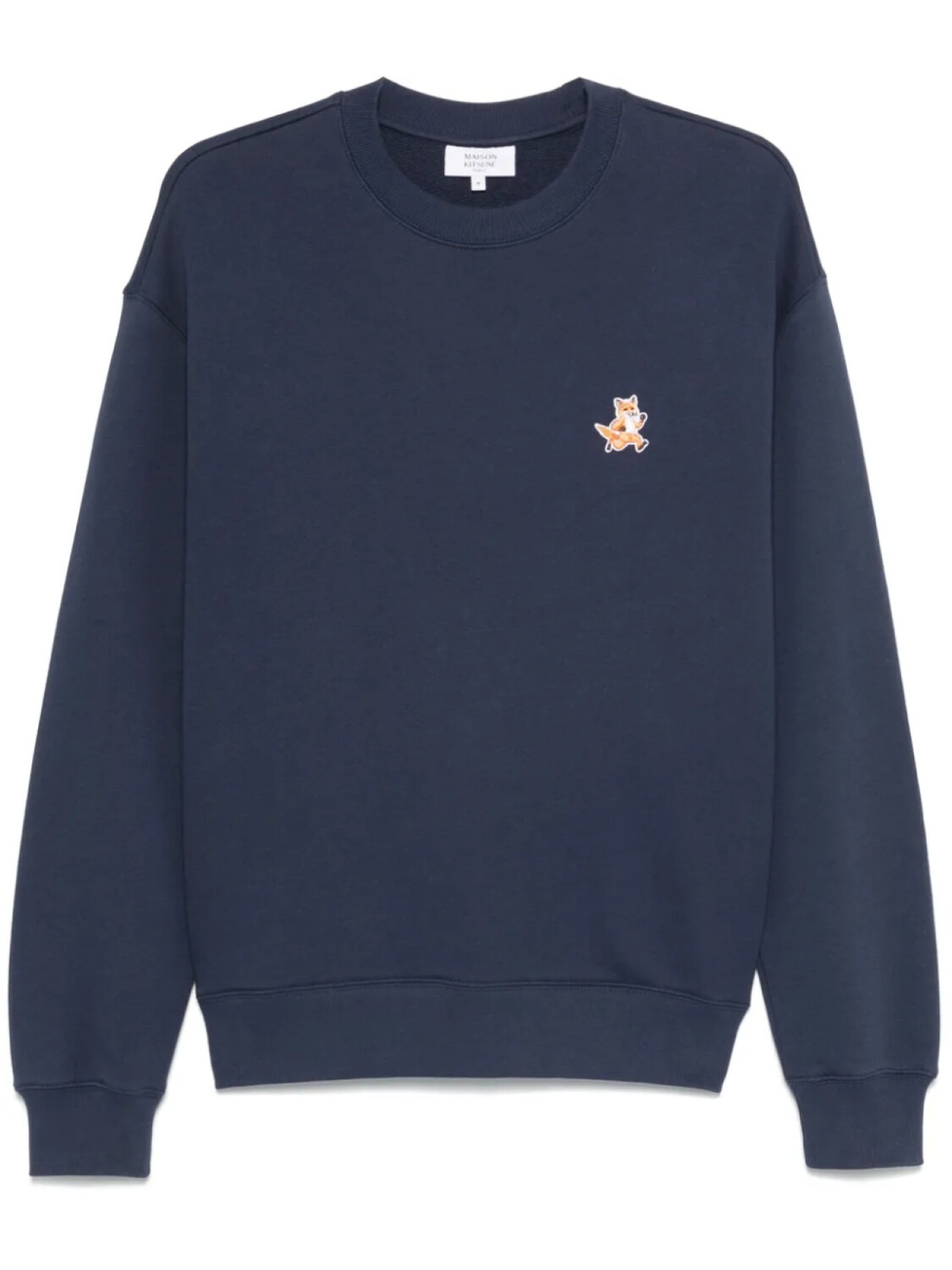 

Толстовка с нашивкой «Speedy Fox» от Maison Kitsuné, синий