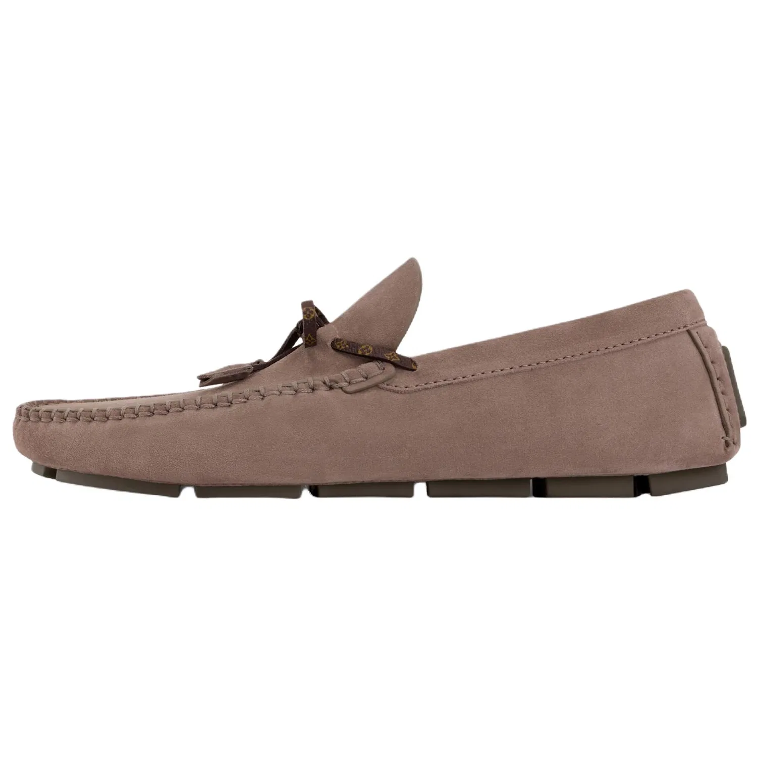 Повседневные кожаные туфли LOUIS VUITTON Taupe