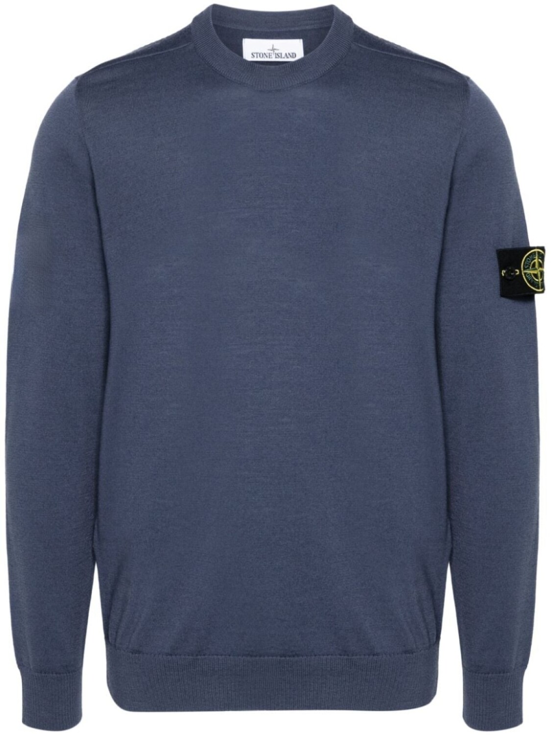 

Stone Island джемпер из вирджинской шерсти с нашивкой Compass, синий