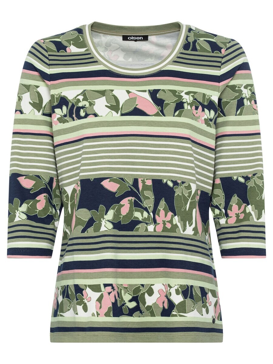 

Топ Olsen Shirt Hannah, оливковый