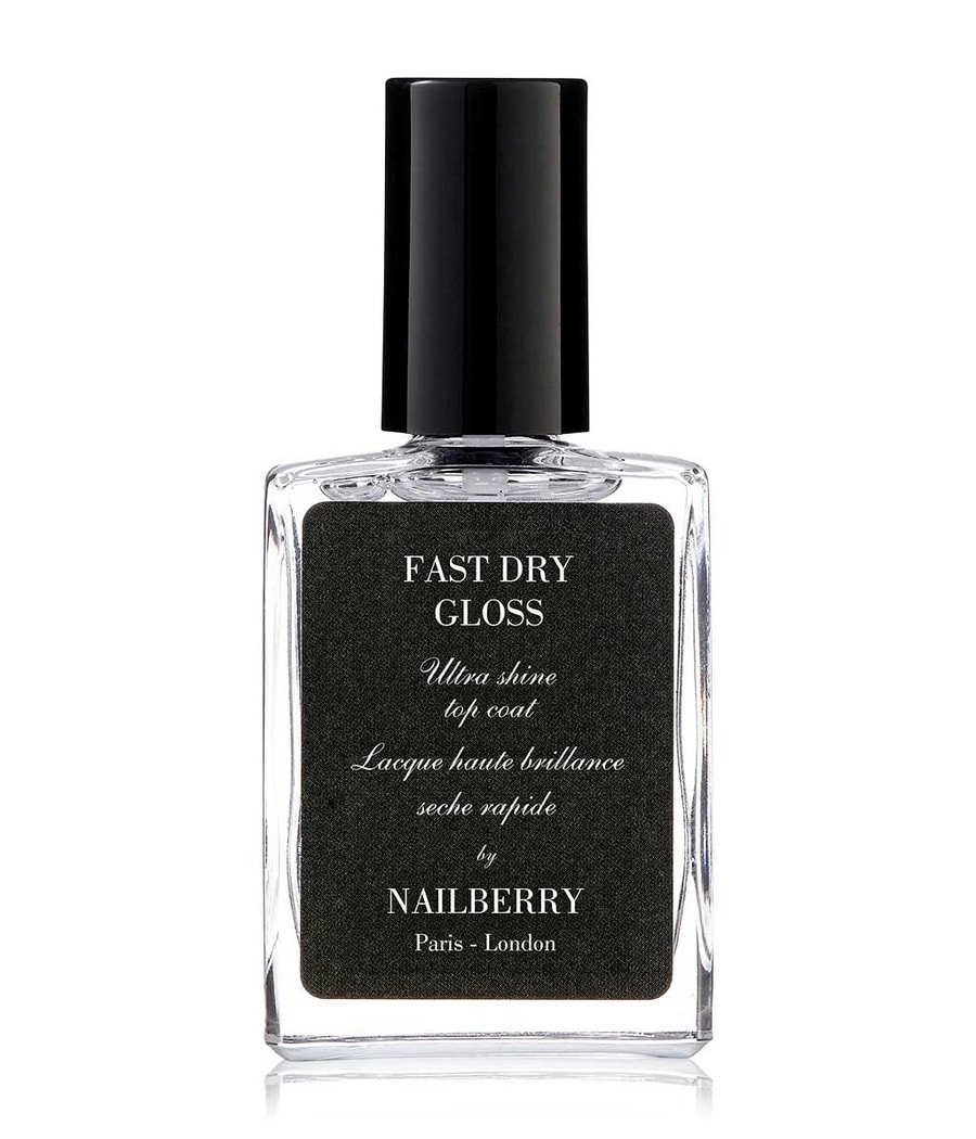 

Верхнее покрытие для ногтей Nailberry Fast Dry Gloss Ultra Shine, 15 ml