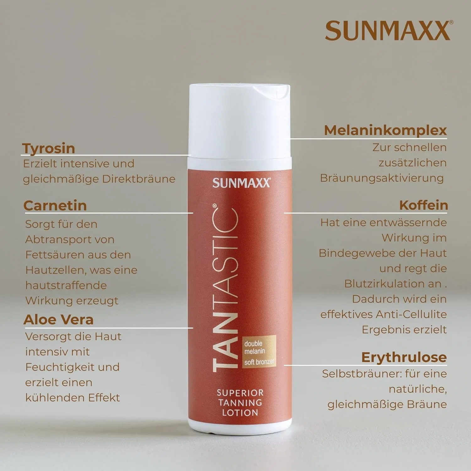 Лосьон для загара SUNMAXX TANTASTIC Superior 200 мл Sunmaxx — фото 2