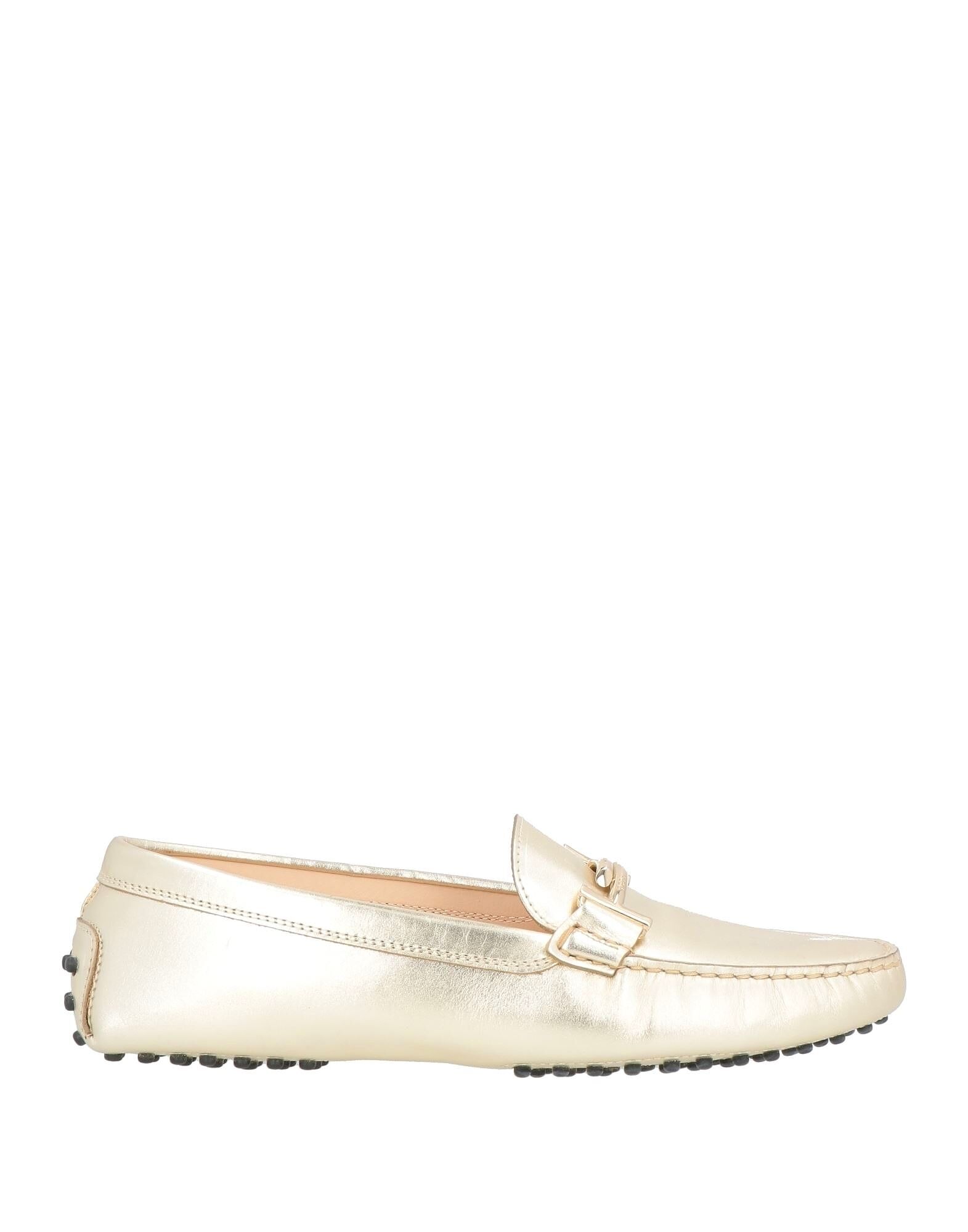 Лоферы Tod'S, платиновый