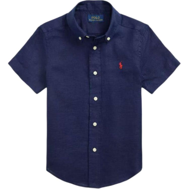 

Детская повседневная рубашка Polo Ralph Lauren, синий