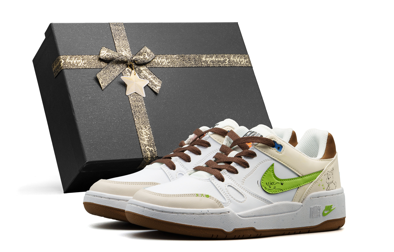 

Кроссовки Full Force Low top мужские Nike, зеленый