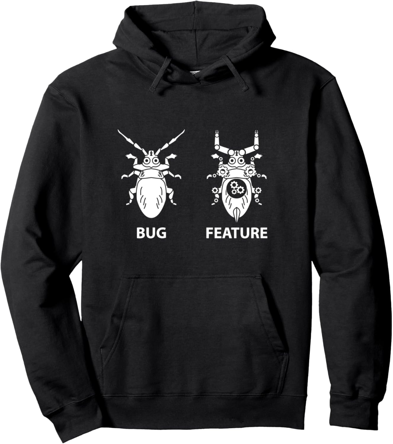 

Худи «Bug or Function» Programmer Gifts For Developers, черный