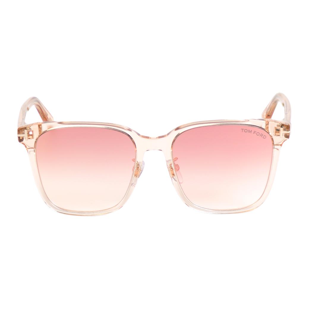 TOM FORD Квадратные солнцезащитные очки унисекс розовые, Pink — фото 2