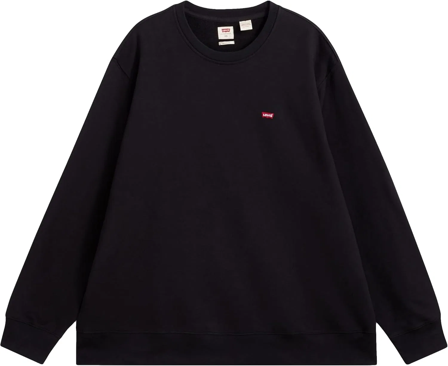 Толстовка Levi's Crew Fleece мужская черная — фото 4