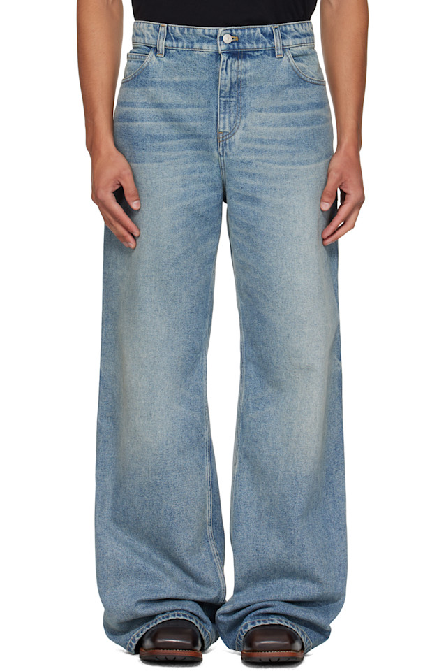 

Courrèges Свободные джинсы Blue Hammer