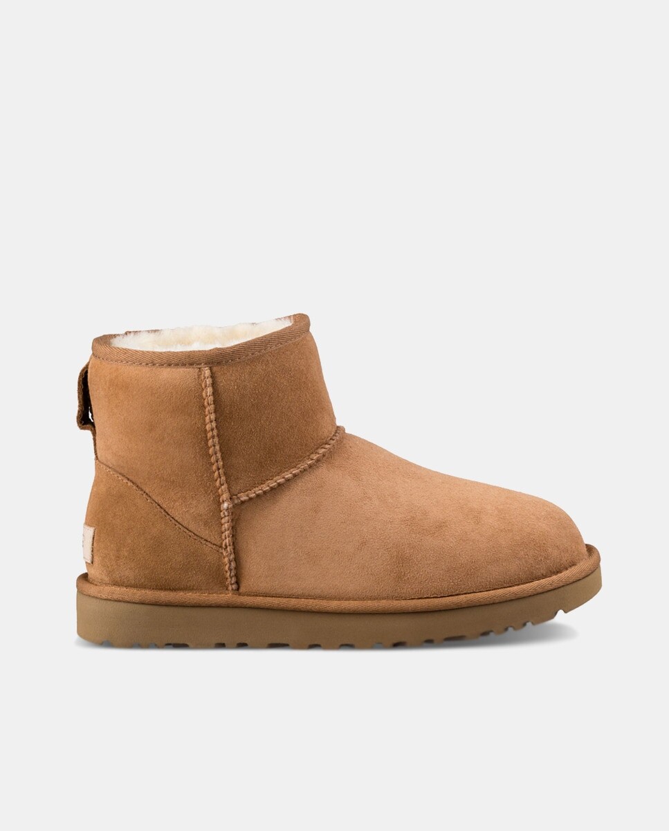 Угги женские UGG Classic Mini II с меховой внутренней подкладкой, коричневый