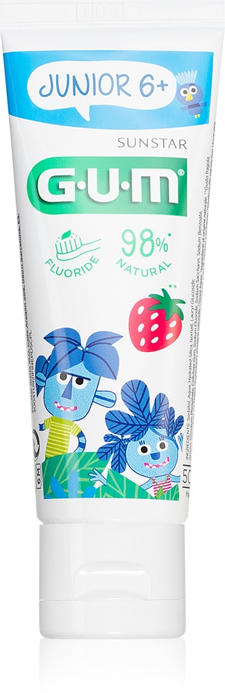 

Зубной гель для детей Junior 6+ G.U.M, kvapas strawberry 50 мл