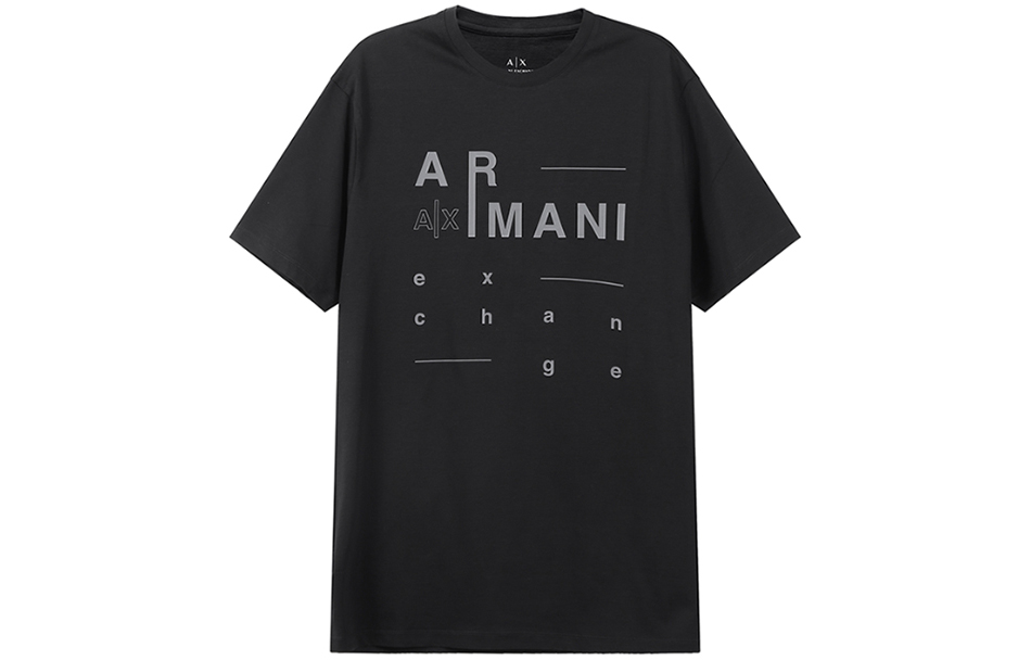 

Футболка мужская черная ARMANI EXCHANGE