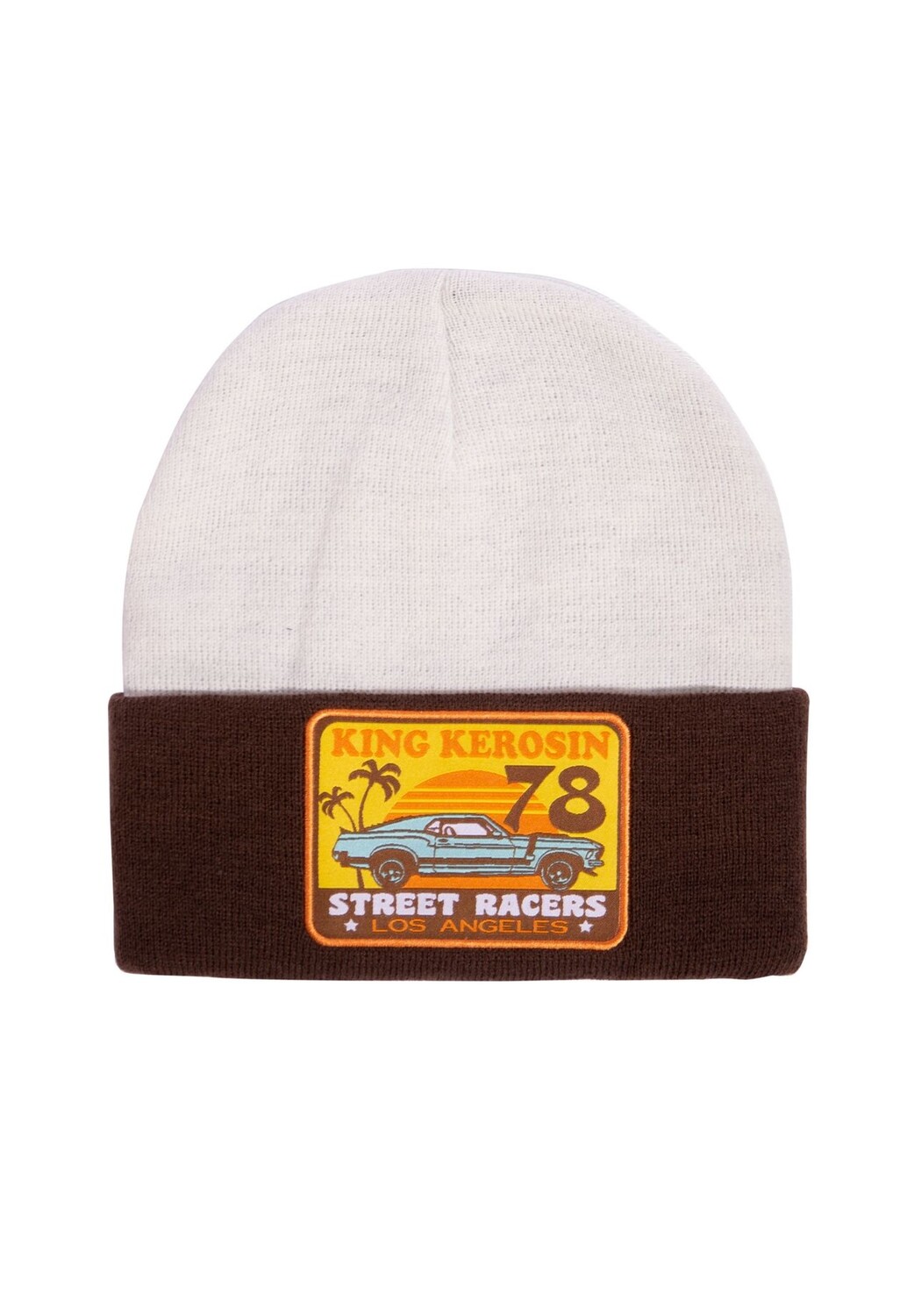

Вязаная шапка в стиле ретро Street Racers KING KEROSIN, цвет One Size
