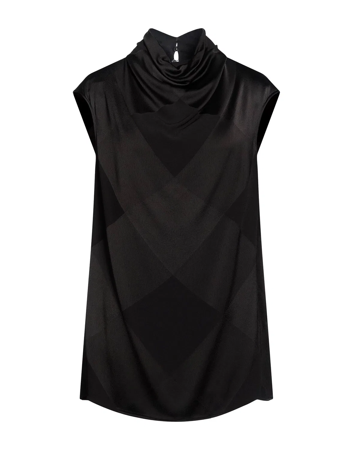 Топ сатиновый BALMAIN черный