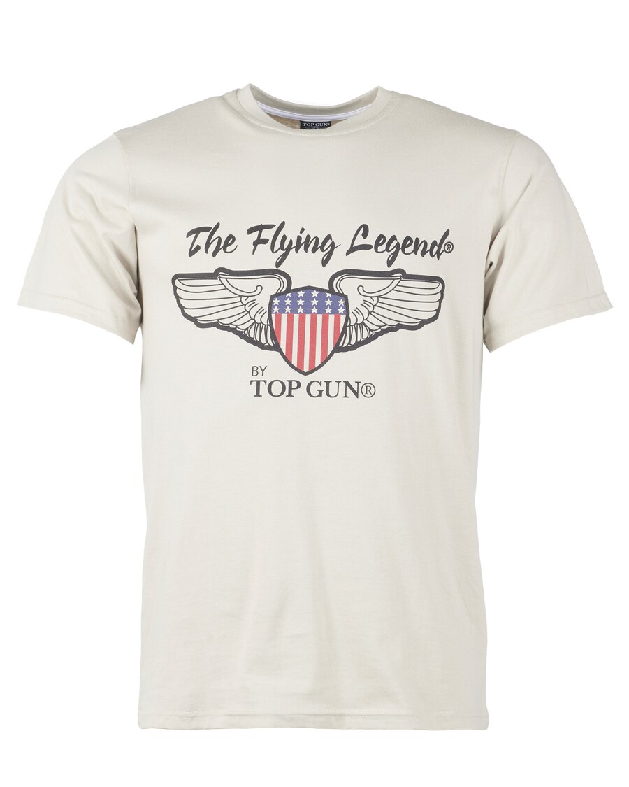 

Классическая футболка TOP GUN Shirt 20193027, бежевый