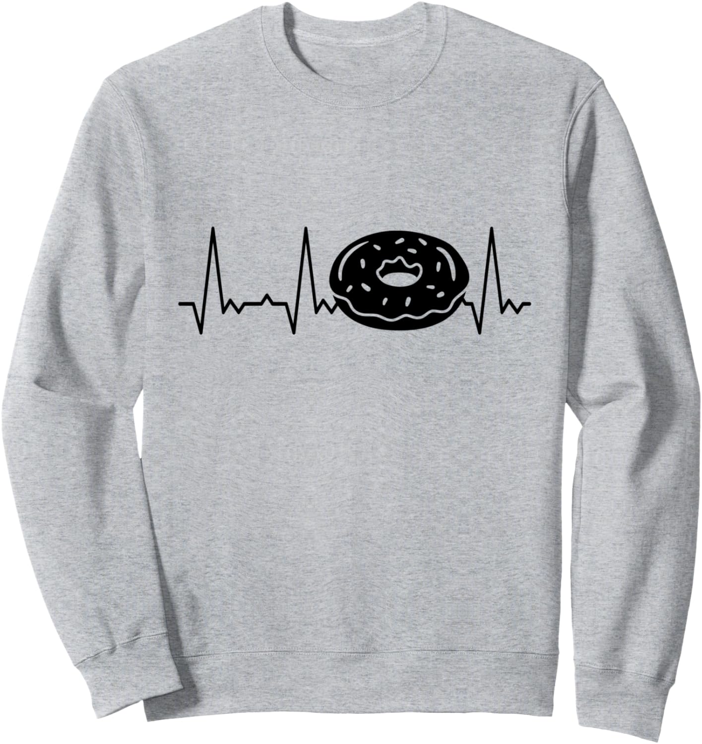 

Толстовка Heartbeat Donut, синяя Heartbeat Graphic Gifts For Women, Men, And Kids