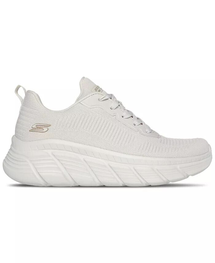 Женские повседневные кроссовки на танкетке BOBS Sport B Flex Hi от Finish Line Skechers, бежевый — фото 2