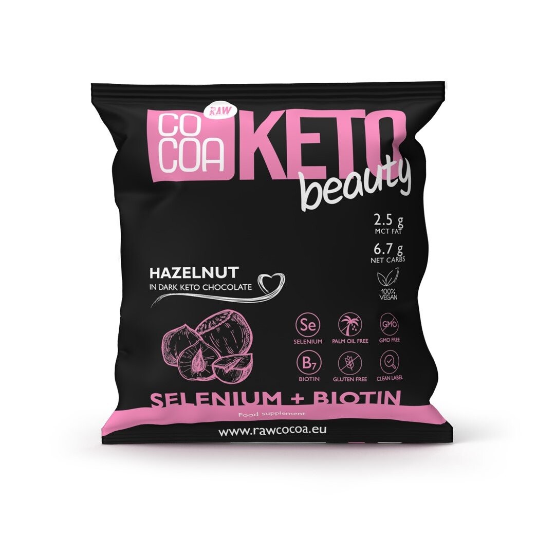 

Биологически активная добавка Фундук В КЕТО DARK CHOCOLATE BEAUTY 70 г - КАКАО Inna Marka