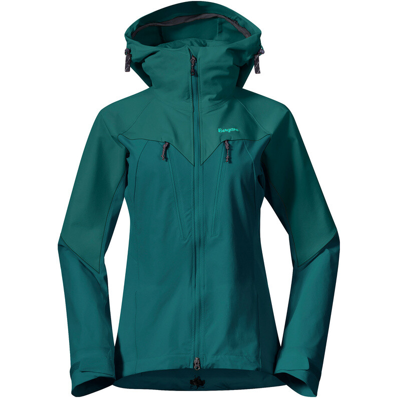

Женская куртка из софтшелла Tind Bergans, зеленый
