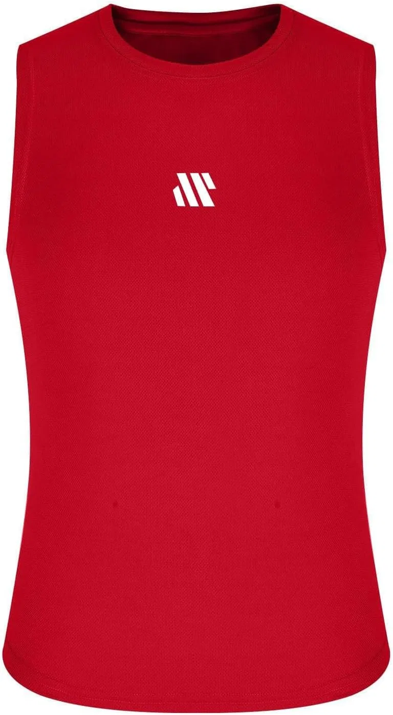 Мужской топ-безрукавка Muscle Shirt, Generic, красный — фото 3