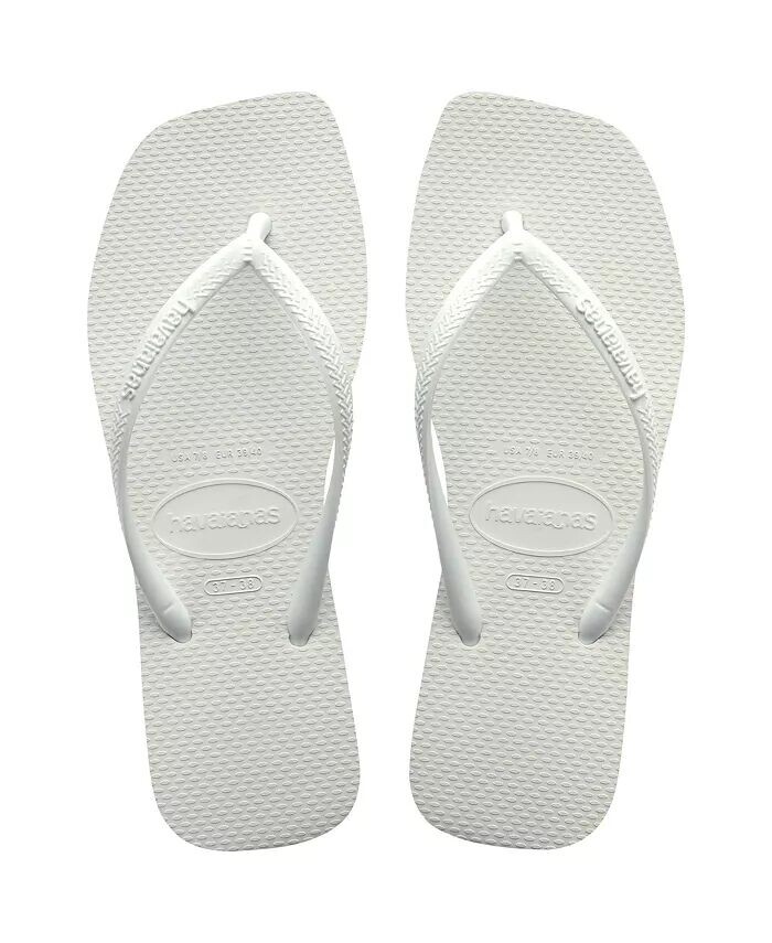 

Женские узкие квадратные сандалии Havaianas, белый