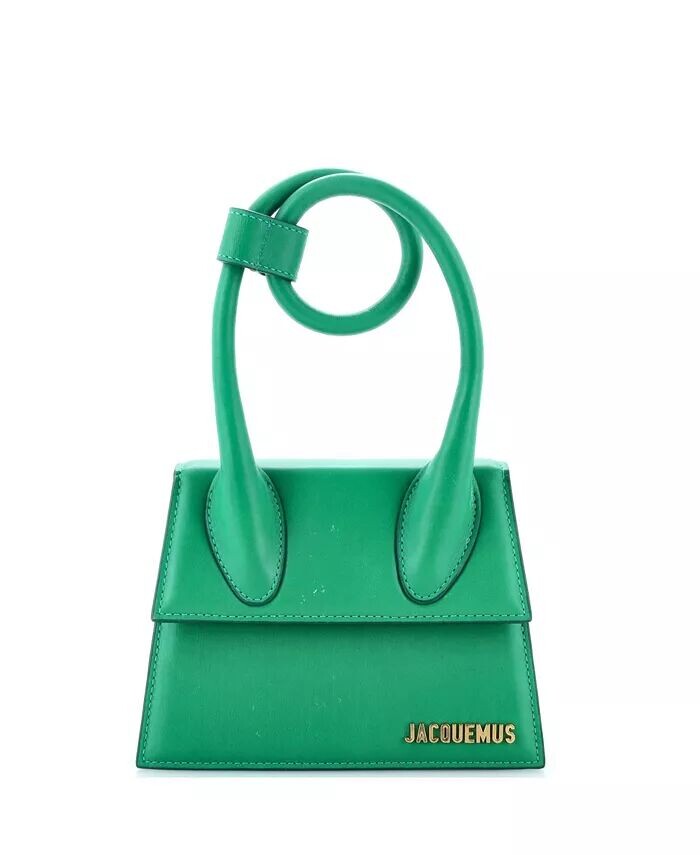 

Кожаная сумка Le Chiquito Noeud Pre-Owned Jacquemus, зеленый
