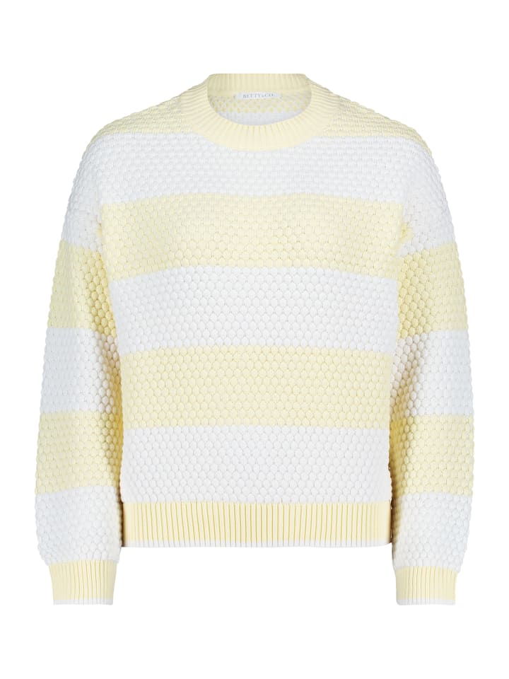 

Вязаный свитер BETTY & CO, цвет yellow/cream