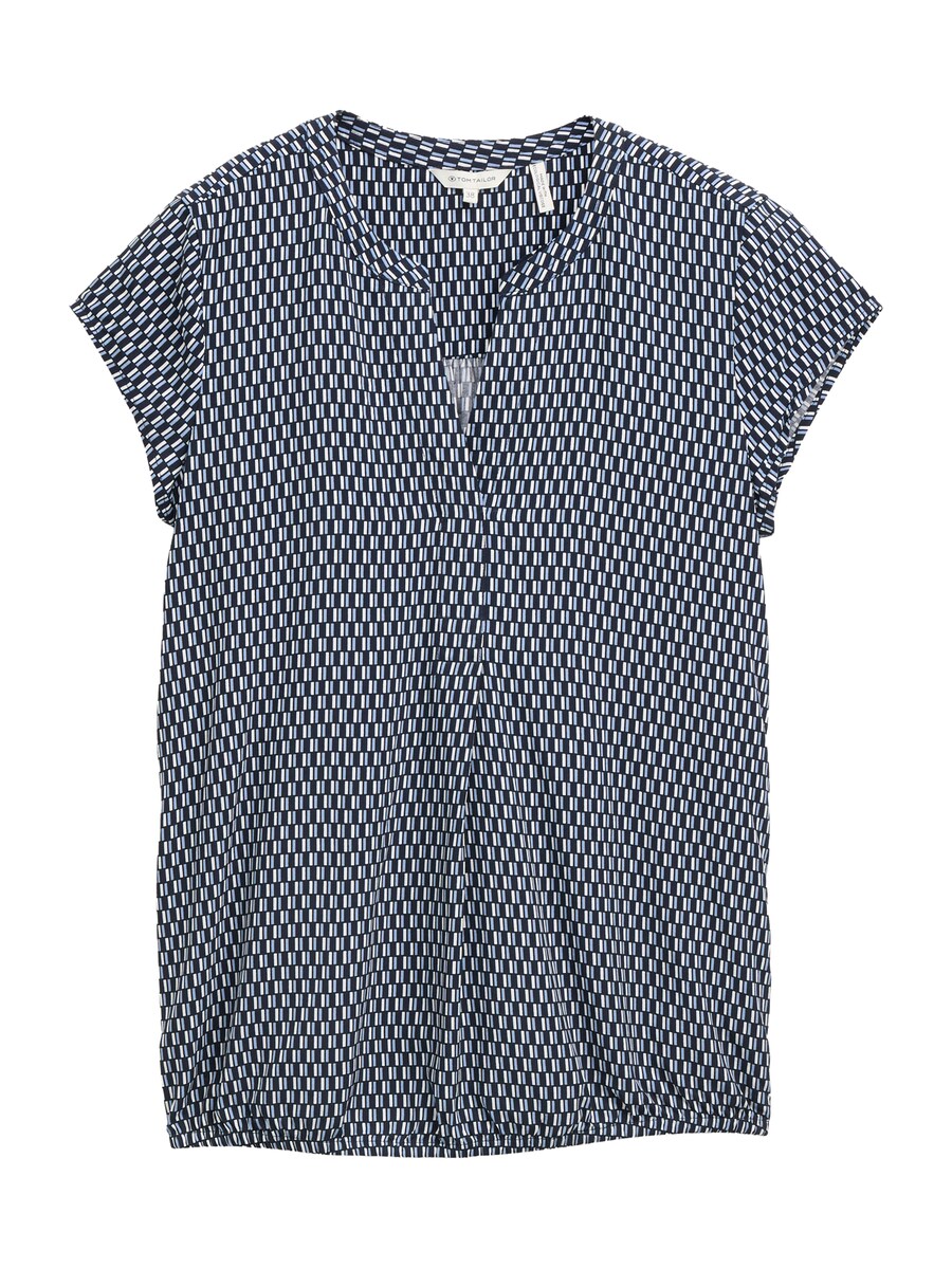 

Блузка TOM TAILOR, цвет marine blue/Light blue