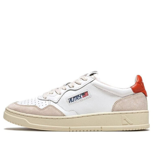 

Кроссовки medalist leather low 'suede white orange' Autry, мультиколор