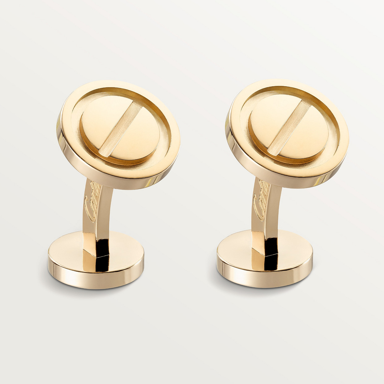 

Запонки Cartier Boutons de manchettes LOVE, желтое золото