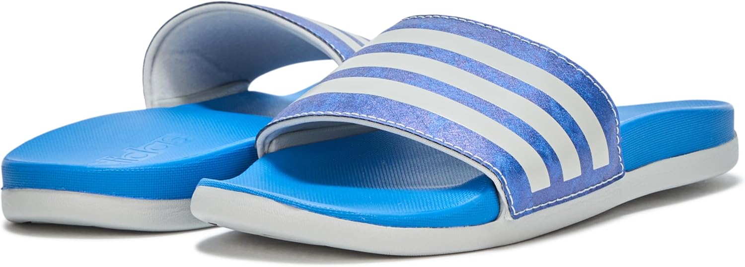 Детские сланцы adidas Adilette Comfort (унисекс), серый — фото 3