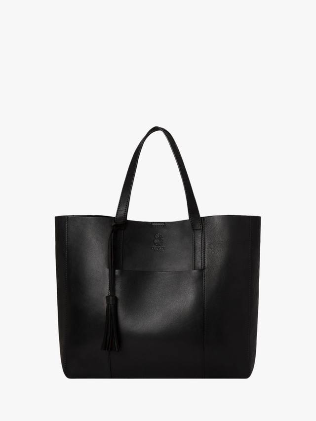 

Маленькая сумка-тоут из кожи Santa Fe OSPREY LONDON, Black