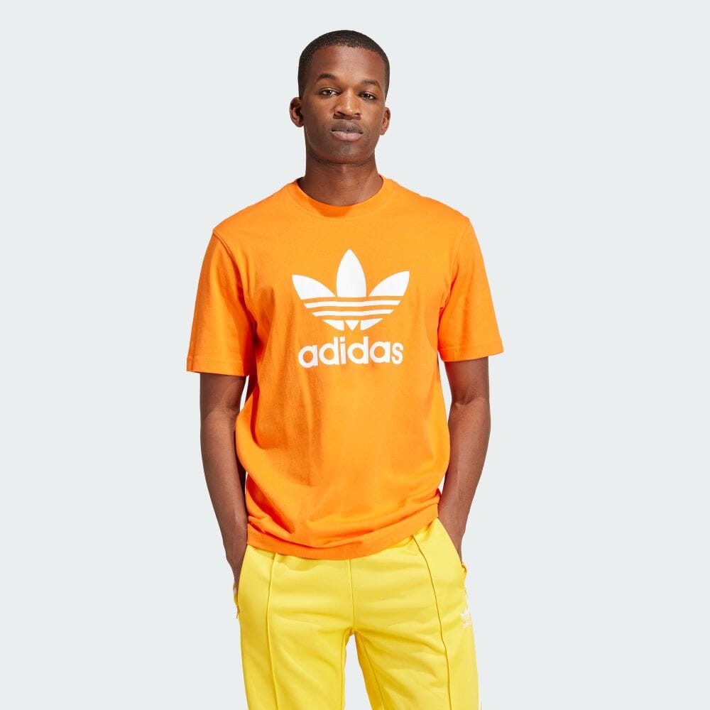 

Футболка Adidas Adicolor Trefoil Short Sleeve T-Shirt, оранжевый