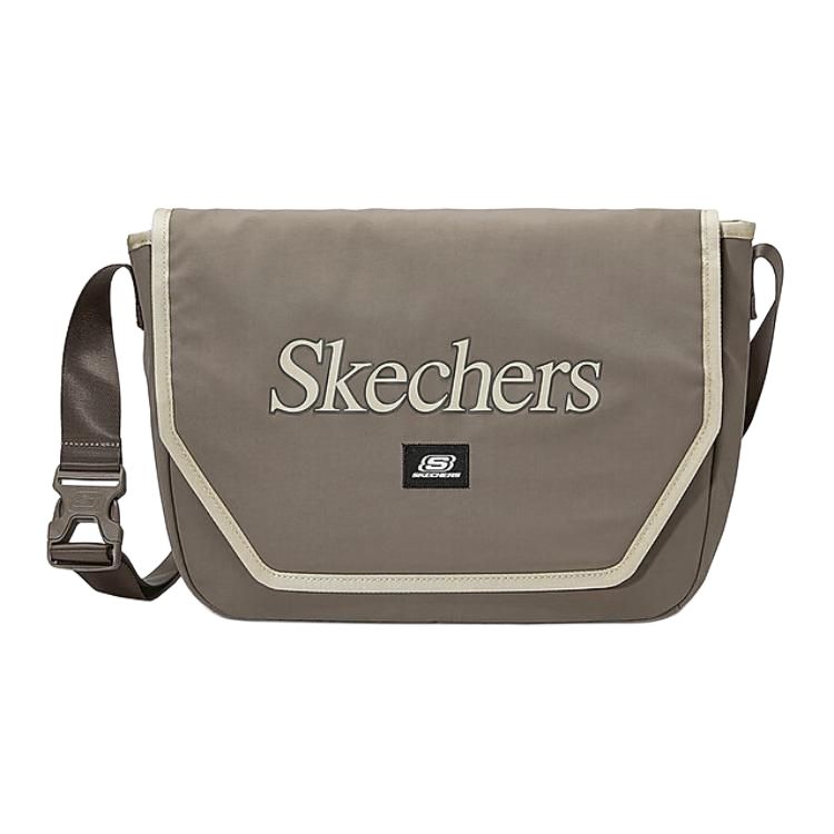 

Skechers Сумка через плечо из полиэстера, обычная, унисекс, цвет хаки-серый