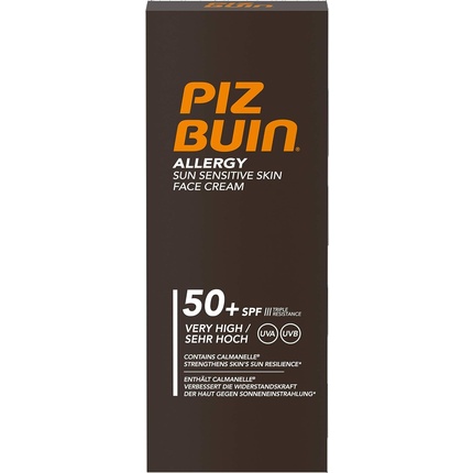 

Крем для лица для чувствительной кожи от аллергии Spf50 50 мл, Piz Buin