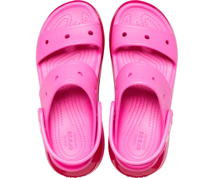Сандалии Mega Crush Crocs женские, цвет Juice — фото 3