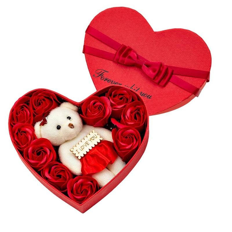 

Мыло Flowerbox Мыло Roses Teddy Bear Подарок на День матери для девушки You&You