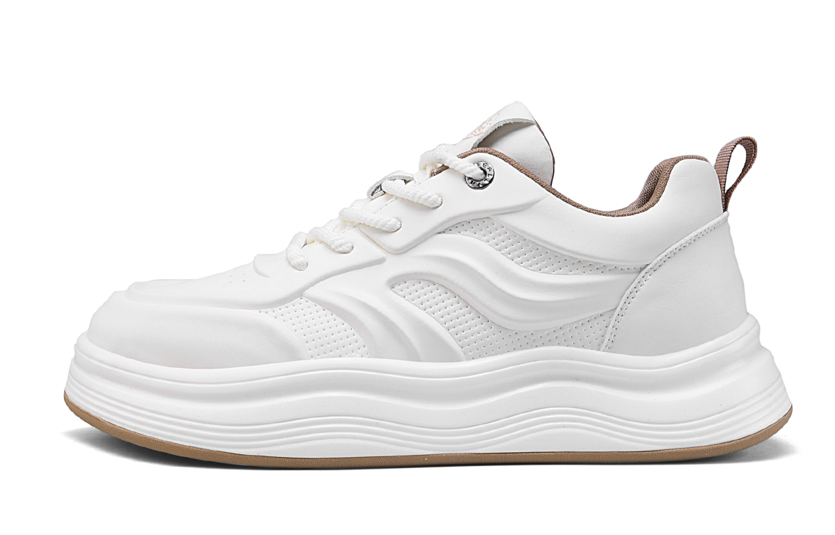 

Обувь для скейтбординга мужская низкая HLA, White Brown