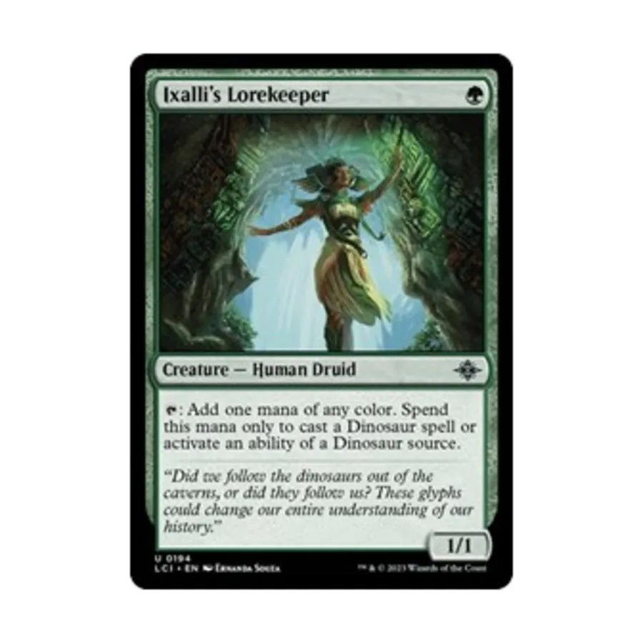 

CCG Хранительница знаний Иксалли (U), MTG - The Lost Caverns of Ixalan