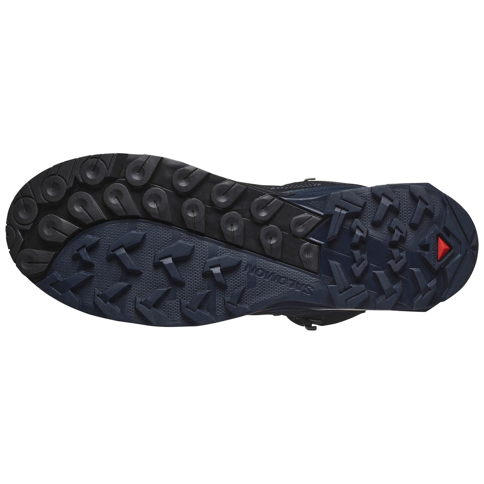 Мужские походные ботинки X ULTRA ALPINE MID GORE-TEX Salomon, Blue Nights/Black/Red Orange — фото 4