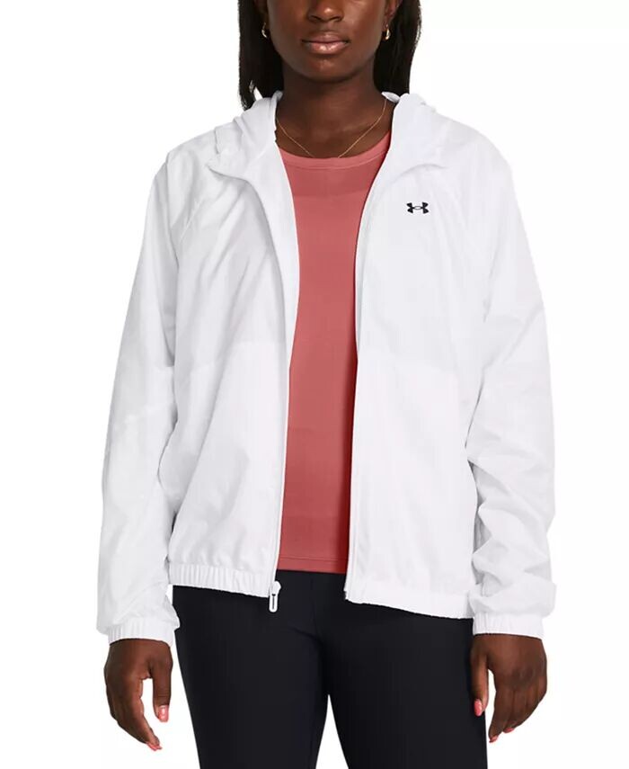 

Женская спортивная ветровка с капюшоном Under Armour, белый