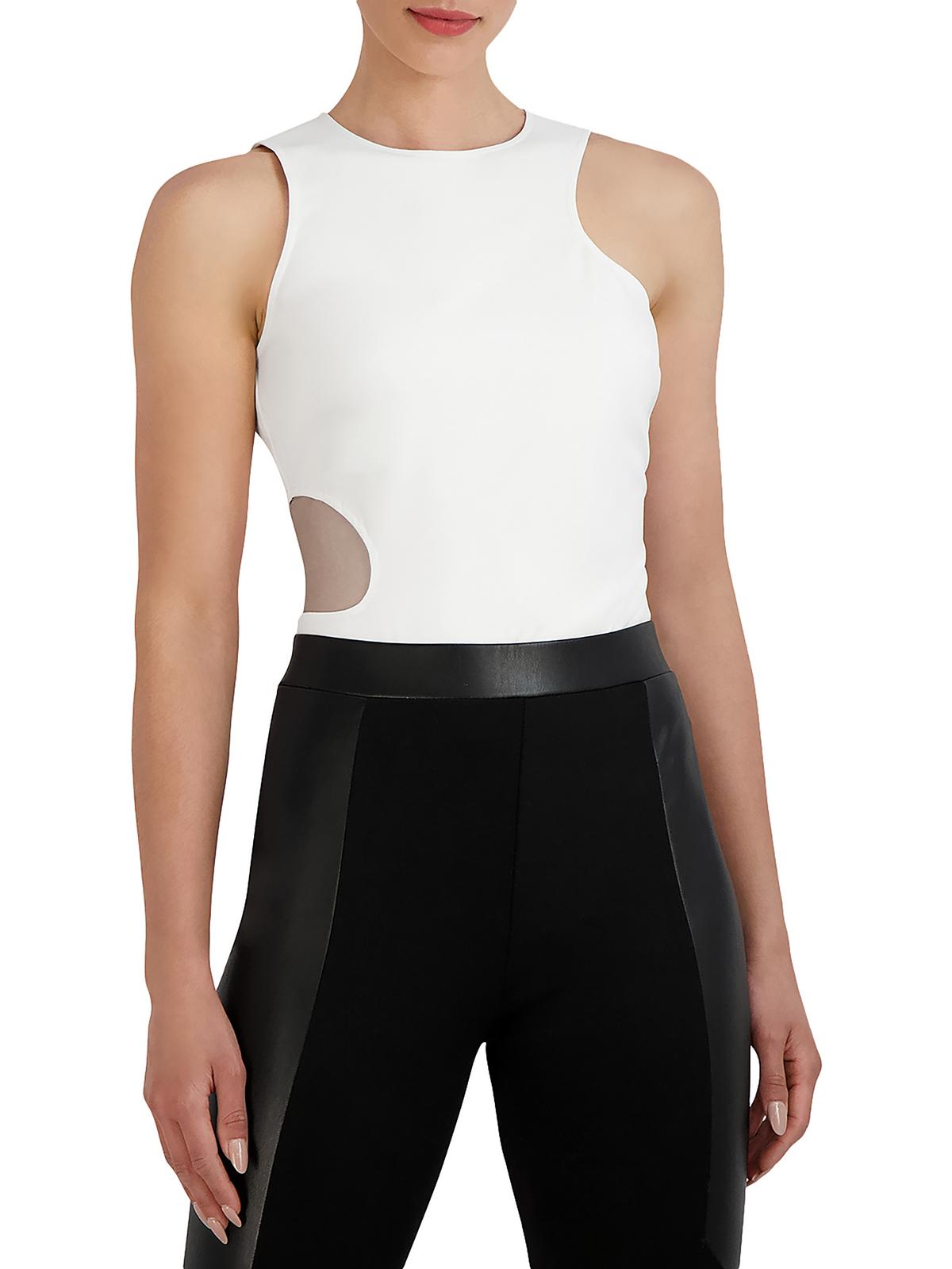 

Женский комбинезон-майка с вырезом BCBGMAXAZRIA, цвет gardenia