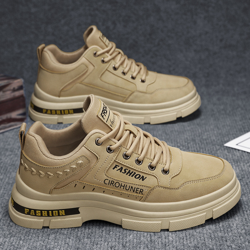 CIROHUNER Мужские повседневные кроссовки Low Top серые, цвет Gray — фото 4